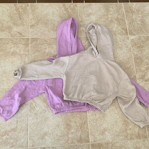 Zara cropped hoodies bundle